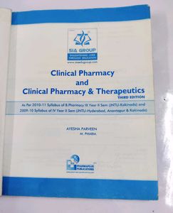 Clinical Pharmacy &amp; Therapeutics Book