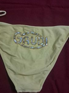 Yellow Lace Bikini Set