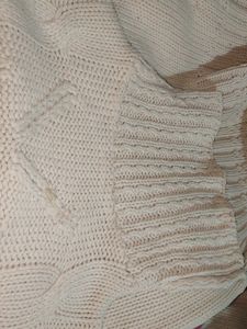 A White High Neck Sweater ! 🤍