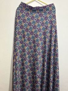Boho Floral Print Maxi Skirt