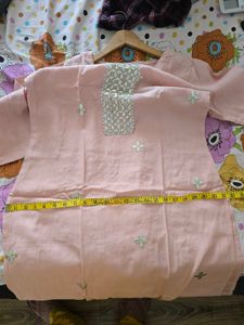 New Unused Peach Color Beautiful Suit Set