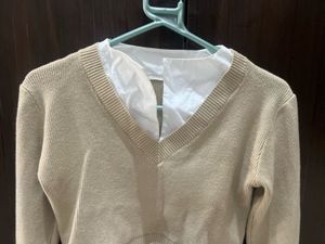 Korean Crop Sweater ❤️