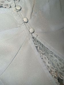 Lace Trim Corset Top 💙🦋