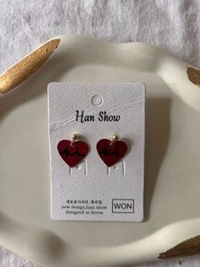 Han Show Heartbeat Charm Earring