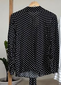 Zara Polka Dot Top
