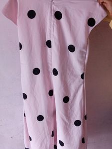 Pink Polka Dot Dress
