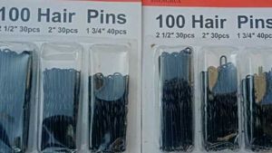 100 Pcs Curved U Shape For Bun Juda Bobby Hair Pin