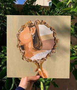 Aesthetic Mirror Painting
