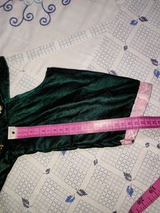 Green Padded Blouse (Pink &amp; Golden Work)