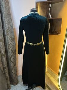 Elegant Velvet Maxi Dress