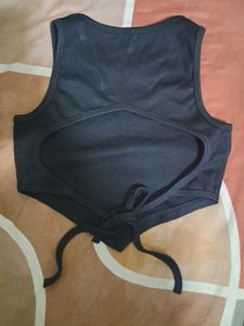 Black Crop Top