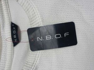 NBOF White Ribbed Tank Top