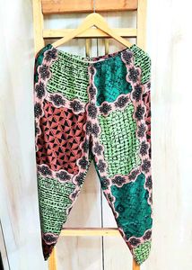Printed Mascari Pyjama Waist Size-28-30
