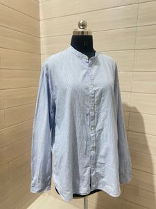 Oversized Pintresty🌸 Striped Shirt
