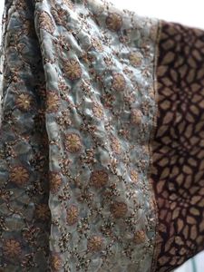 Elegant Embroidered Saree(GEORGETTE+ TISSUE)
