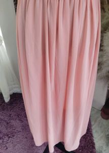 Pink Lace Maxi Dress