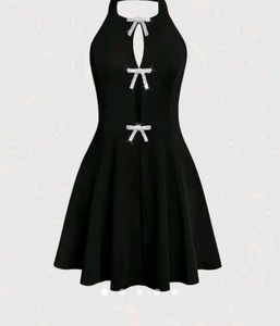 Little Black Bow Dress