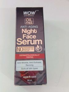 WOW Skin Science Anti Aging Night Face Serum