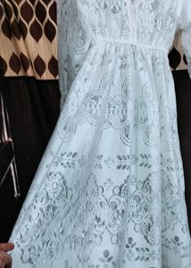 New Flared White Shein Dress 🤍