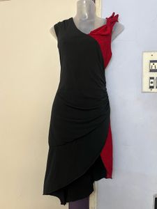 Pintrest Yk2 Asymmetrical Colorblock Dress