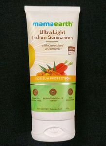 Mamaearth Ultra Light Indian Sunscreen Spf 50 PA +++