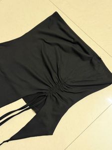 Chic Black Bandeau Top