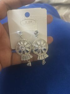 Sparkling Crystal Drop Earrings