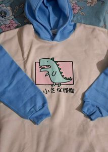 Cute Dinosaur Graphic Hoodie