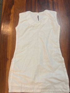 White Embroidered Kurta Set