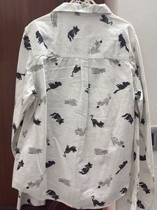 Cute Cat Print Shirt