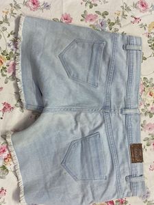 Blue Denim Shorts