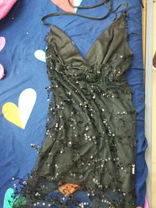 Sequin Embellished Party Dress