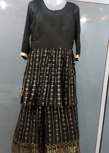 New Beautiful Lehnga Frock Set With Dupatta