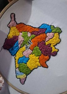 Punjab Embroidery Hand  Work  T-shirt