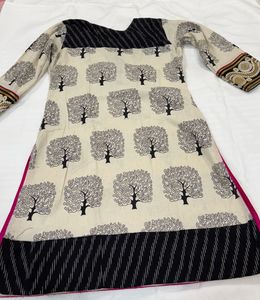 Kurti with Tree Print