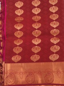 Elegant Red Silk Saree