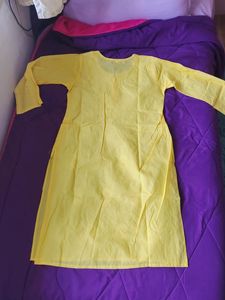 Cotton Kurti With Embroidery Salwar