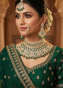unused Elegant Kundan Bridal Jewelry Set
