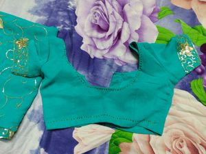 Saree With Readymade Blouse NEW