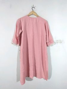 Pink Embroidered Kurta (Women's)