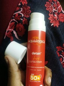 New Aqualogica detan sunscreen