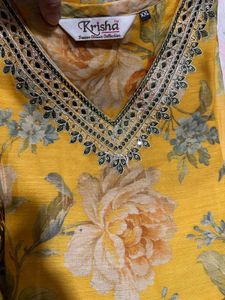 Floral Print Kurta Set with beautiful dupatta