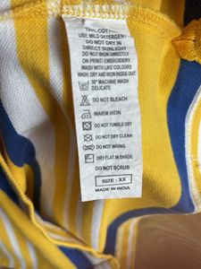 Benetton Striped Polo Shirt