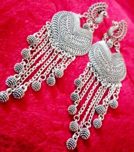 Elegant Peacock Design Earrings
