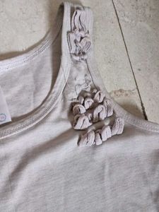 24in Chest Grey Top For Girls