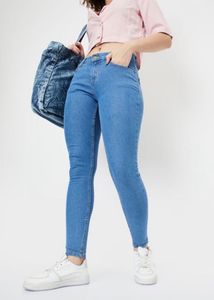 Light Wash Denim Skinny Jeans