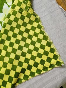 Green Floral Double Bedsheet