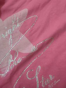 Pink Star Long Sleeve Top