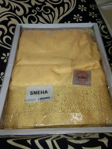 Golden Yellow New With Tag Saree