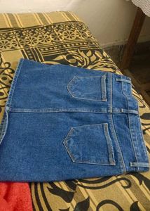 Denim Mini Skirt